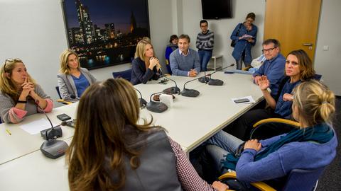 Zu Besuch bei der Hessenschau-Redaktion