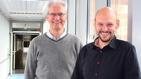 Joachim Meißner und Markus Pleimfeldner (re.).