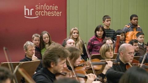 hr-Sinfonieorchester auf Schultour