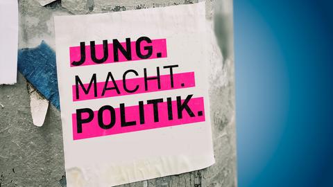 Logo: Jung. Macht. Politik.
