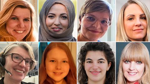 Collage Internationaler Frauentag "10 Frauen, 10 Fragen"