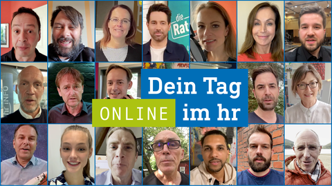 Collage der teilnehmenden hr-Hosts