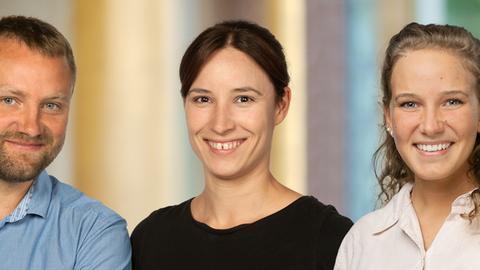 Johan Helmer Hein, Daniela Knopf und Leandra Hitzel (von links nach rechts)